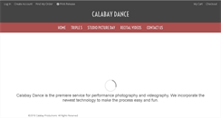 Desktop Screenshot of calabaydance.com