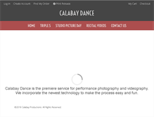 Tablet Screenshot of calabaydance.com